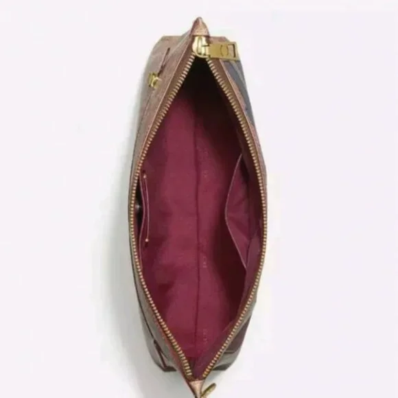 Coach Charlie Pouch In Signature Canvas - Picture 11 of 16